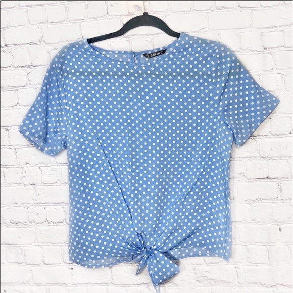 Tops - Polka-Dot knotted Top